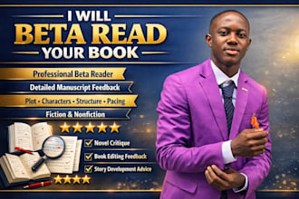 beta read your romance novel with detailed feedback