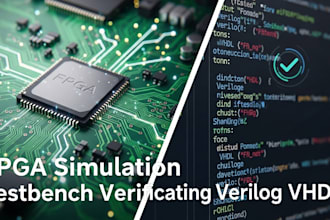 do fpga simulation testbench verification using verilog vhdl