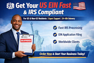 register your US ein for US residents and foreign llc owners fast