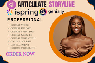 create interactive elearning courses using articulate storyline ispring genially