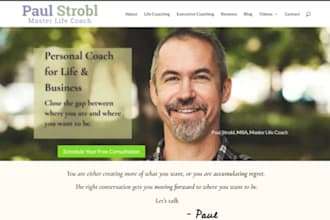 design wix life coach website wellness coach sex coach website