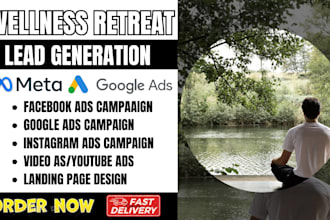 wellness retreat marketing meditation retreat leads yoga retreat facebook ads
