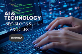 write SEO ai and tech blog posts