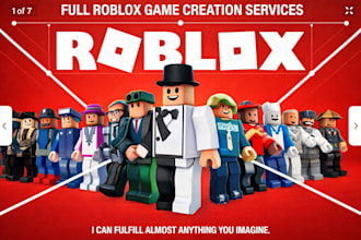 do full roblox game, roblox script, vfx, ui, gui roblox ugc bloxburg