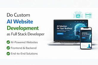 build a modern ai powered website with chatbot integration