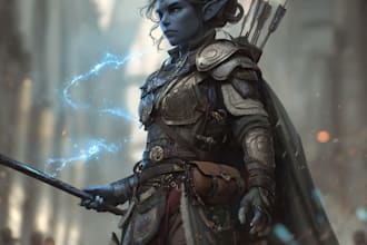 dnd character art and dnd character art