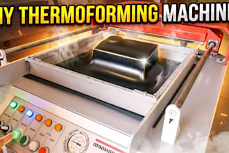 provide 3d cad drawings for desktop vacuum forming machine