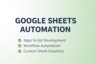 automate google sheets using apps script