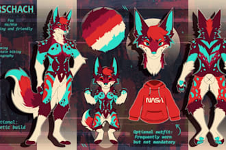 draw high quality furry ref sheet, nsfw ref sheet, anthro ref sheet, furyy oc