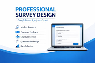 create a professional online survey or questionnaire