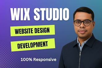 build responsive wix studio website, wix website development