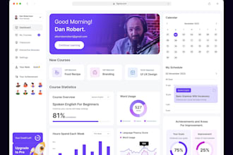 create educational web app, tutor marketplace app, online elearning like preply