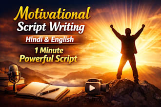 write motivational quotes and short inspirational content in hindi and english