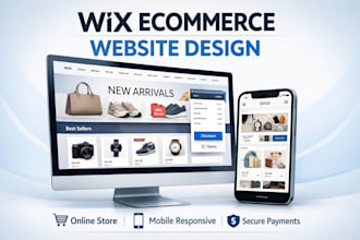 design wix ecommerce website, wix online store design, wix store design