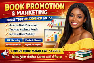 do book promotion and book marketing for amazon kdp and authors