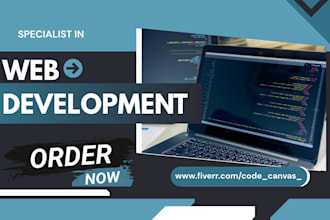 build custom fullstack web development frontend backend developer web apps apis