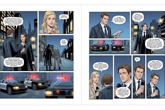 draw nsfw or sfw comic, furry comic, erotic comic, comic page, comic illustratio