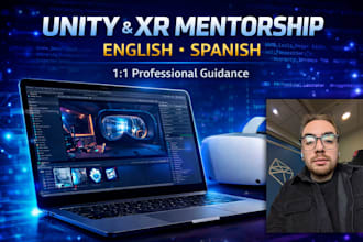 provide professional unity and xr mentorship sessions