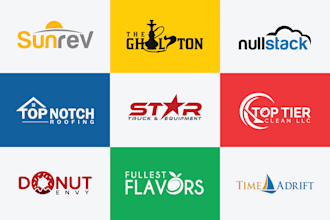 do professional wordmark and text based logo design
