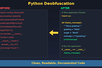 deobfuscate decode and reverse engineer your python code