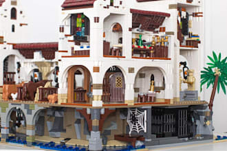 do 3d lego real building galactus design with lego bricks with instruction