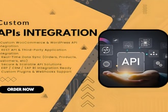 integrate, connect third party apis with wordpress, wix, shopify and squarespace
