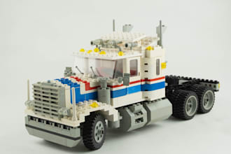design 3d lego moc model,animal,pet,box design,make instruction for existing moc