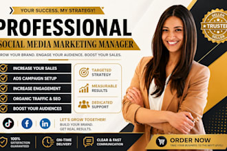 be your facebook linkedin and tiktok ads manager for leads generation