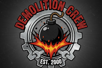 design a powerful bomb logo for your brand