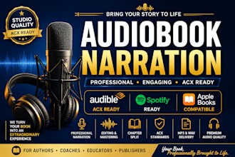 narrate produce and publish your audiobook to audible acx and spotify