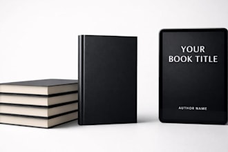 design photorealistic 3d book mockup bundles for amazon KDP