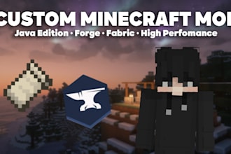 develop a completely custom mod for minecraft java