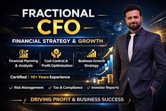 be your fractional cfo for financial planning, cash flow and business growth