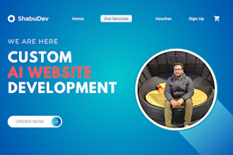 do ai website development, ai chatbot, custom gpt, full stack website developer