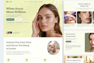 plastic surgery med spa website beauty clinic aesthetic medical spa botox leads