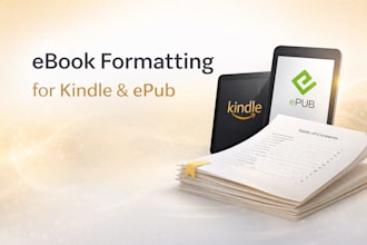 format your ebook for kindle, epub, and professional publishing