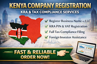 register a company in kenya and tax compliance filings