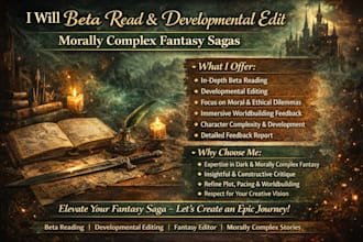 developmental edit and beta read dystopian romance novels
