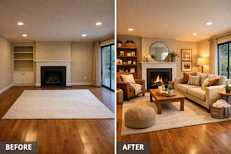 do virtually stage airbnb photos to increase bookings