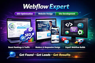 webflow SEO optimization webflow website design webflow website developer