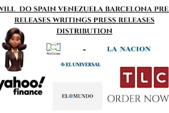 do spain venezuela barcelona press releases writings press releases distribution