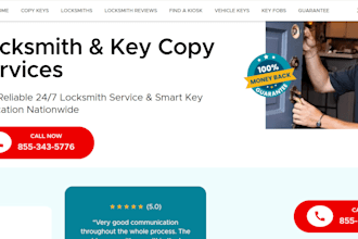 design locksmith website garage door appliance repair wordpress website