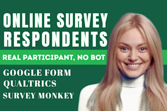 gather survey responses, online survey respondents and online forms