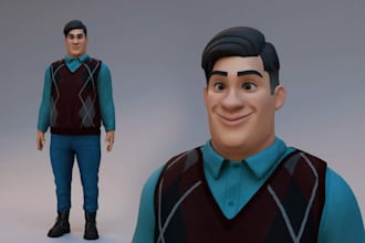 rig and animate 3d vtuber and vroid models, 3d character model, cc4, iclone, c4d