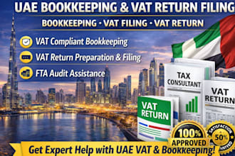 provide uae bookkeeping and vat return filing services