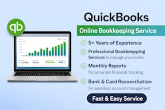 setup, cleanup and bookkeeping in quickbooks online