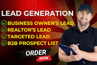 do hot b2b linkedin lead generation, prospect list, email list, b2b lead fast