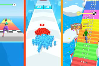 develop hyper casual game, 3d unity game development, 3d multiplayer game, web3