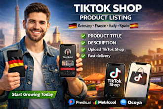 optimized tiktok product listing, tiktok shop SEO product upload product traffic
