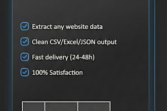scrape web data and extract information with python